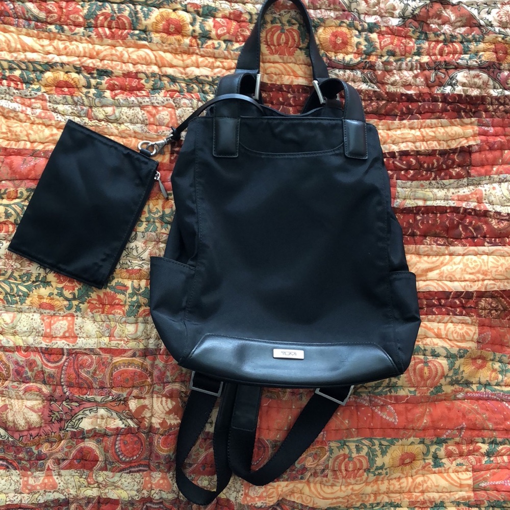 Black Tumi backpack
